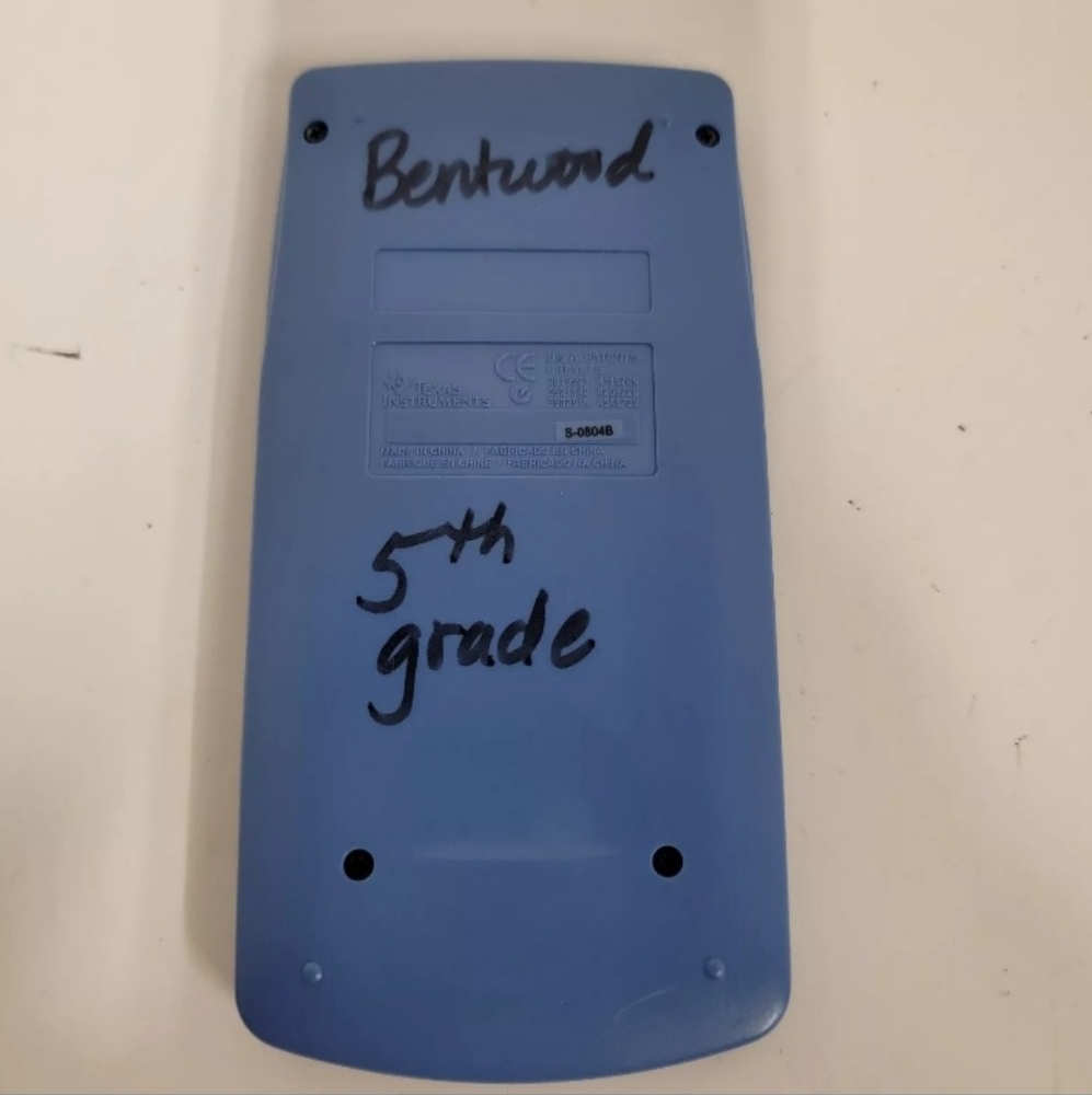 Texas Instruments Blue Math Explorer T2‎ Scientific Solar Calculator - Picture 4 of 4